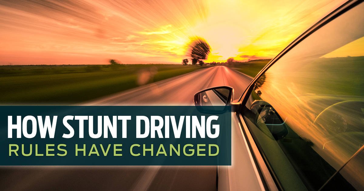How Stunt Driving Rules Have Changed