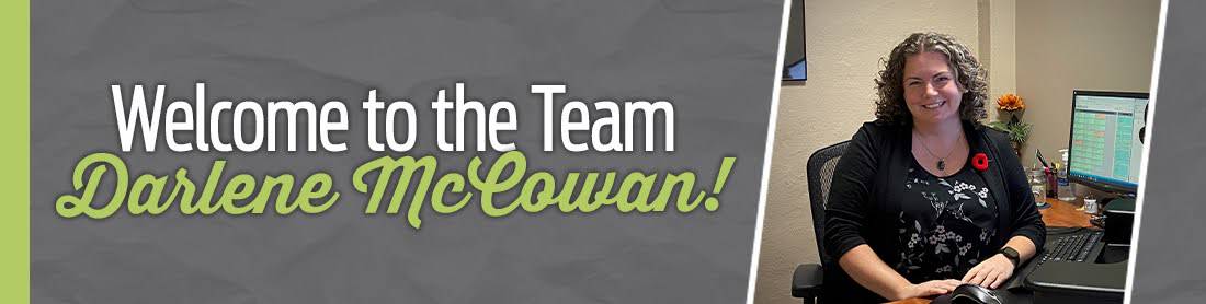 Welcome Darlene McCowan