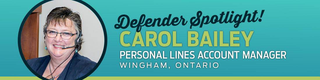 Defender Spotlight Carol Bailey