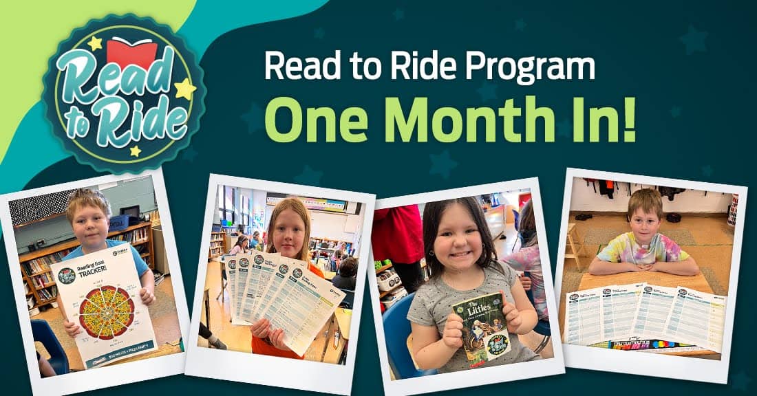 Read to Ride Program One Month In!