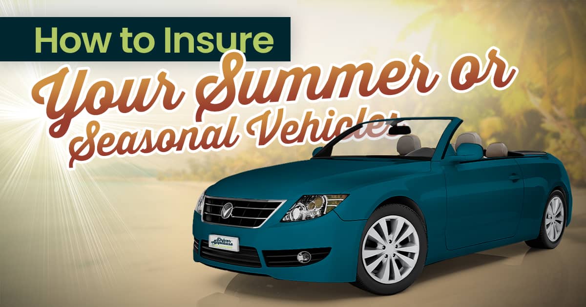how to insure your summer or seasonal vehicles