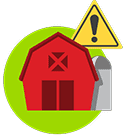 red barn icon