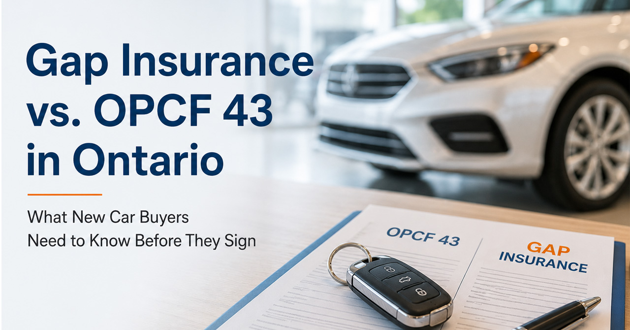 gap insurance vs. opcf 43 in ontario